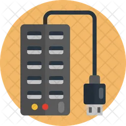 Usb Hub  Icon