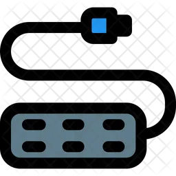 Usb Hub Socket  Icon