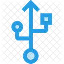 Usb Sign Port Icon