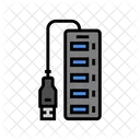 Usb Hub Home Icon