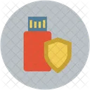 Usb Shield Secure Icon
