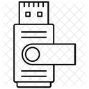USB Elektronische Hardware USB Speicher Symbol