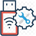 Wartung USB Daten Icon