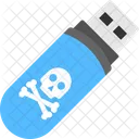 Virus Infiziert Usb Symbol