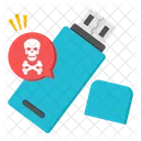 Usb Virus Flash Drive Virus Usb Malware Icon