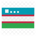 Usbekistan Flagge Nation Icon