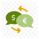 USD In Euro Geld Dollar Icon