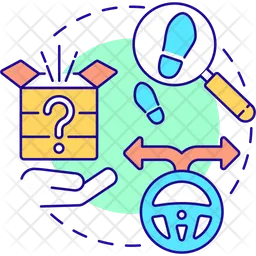 Use clues Icon - Download in Colored Outline Style