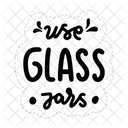 Use glass jars  Icône