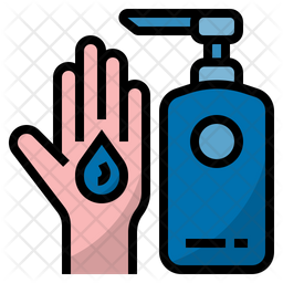 Free Use Hand Sanitizer Colored Outline Icon Available In Svg Png Eps Ai Icon Fonts