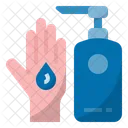 Use hand sanitizer  Icon