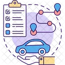 Use of car for test  Icon