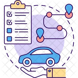 Use of car for test  Icon