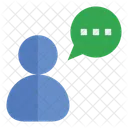 User Chat Communication Icon