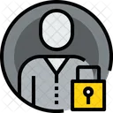 User Circle Lock Icon
