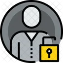 User Circle Unlock Icon