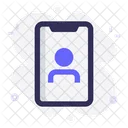Mobile User Account Icon