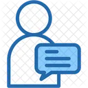 User Chat Bubbles Communications Icon