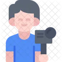 User Action Camera Man Icon