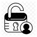 User Access Control Data Security Access Monitoring Icon