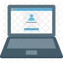 User Account User Privacy Laptop Login Icon