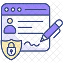 User agreement  Icon