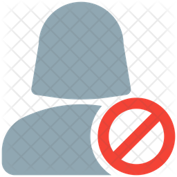User Block Icon - Download in Flat Style
