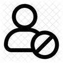 User Block Restrict Ban Icon