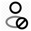 ユーザーブロックを丸める アイコン