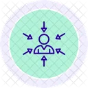 User Centric Approach Line Icon Icon