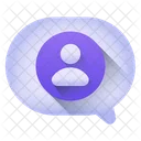 Person Chat User Chat Message Bubble Icon
