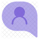 Chat User Business Icon