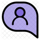 Chat User Business Icon