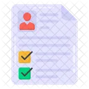 User List User Checklist Todo List Icon