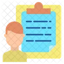 Document Clip Board User Clipboard User Task Icon