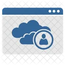 Cloud User Login Icon