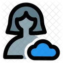 User Cloud Data  Icon