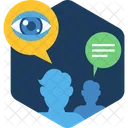 User Comment View Vision Icon