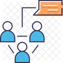 Connectionm User Communication Chat Icon