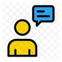 Discussion Message Communication Icon