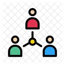 Group Team Connection Icon