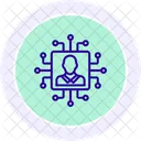 User Connections Line Icon Icon