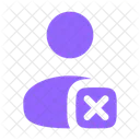 User Cross Person Avatar Icon