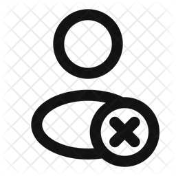 User cross rounded  Icon