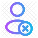 User Cross Rounded Person People Icon