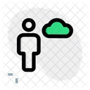 User Data User Cloud Data User Information Icon