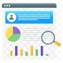 Data Analytics User Data Analysis Business Analysis Icon