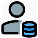 User Database Database Admin Employee Data Icon
