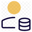 User Database Database Admin Employee Data Icon