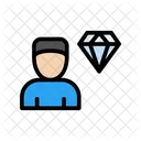 User Diamond  Icon
